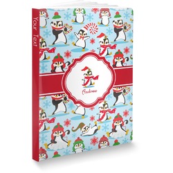 Christmas Penguins Softbound Notebook (Personalized)