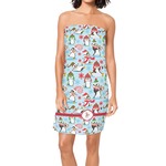 Christmas Penguins Spa / Bath Wrap (Personalized)