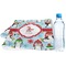 Christmas Penguins Sports Towel Folded with Water Bottle