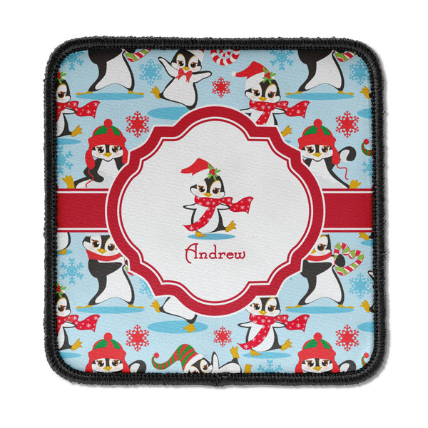Christmas Penguins Square Patch
