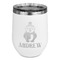 Christmas Penguins Stainless Wine Tumblers - White - Single Sided - Front