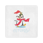 Christmas Penguins Cocktail Napkins (Personalized)