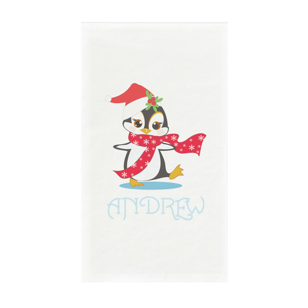 Custom Christmas Penguins Guest Towels - Full Color - Standard (Personalized)