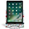 Christmas Penguins Stylized Tablet Stand - Front with ipad