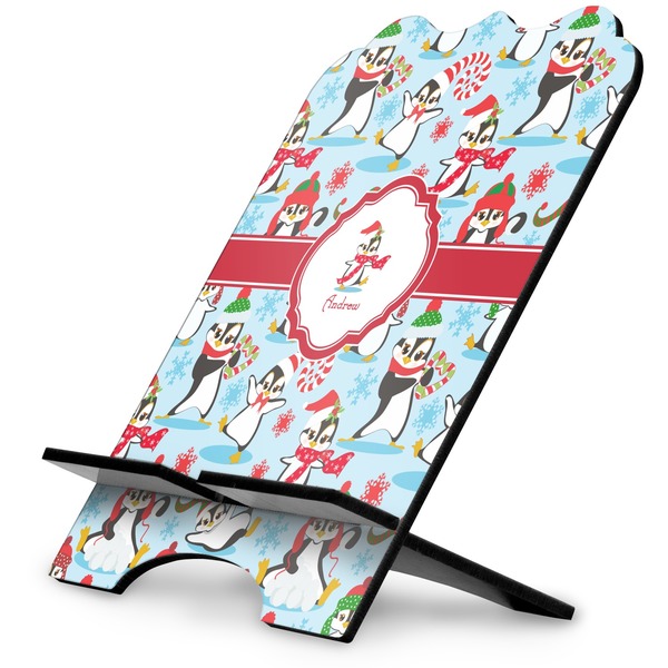 Custom Christmas Penguins Stylized Tablet Stand (Personalized)