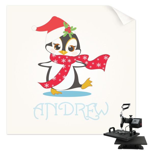Custom Christmas Penguins Sublimation Transfer - Youth / Women (Personalized)