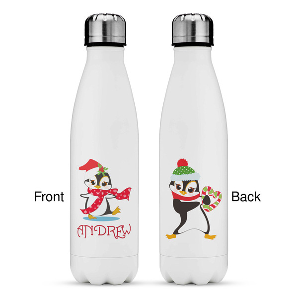 Christmas Penguins Tapered Water Bottle - Apvl