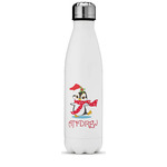 Christmas Penguins Water Bottle - 17 oz. - Stainless Steel - Full Color Printing (Personalized)