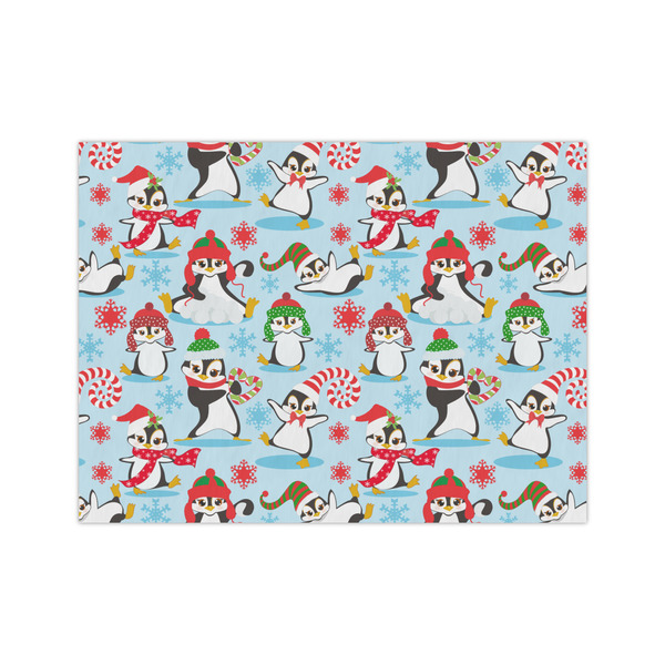 Custom Christmas Penguins Tissue Paper Sheets - Medium - Lightweight