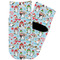 Christmas Penguins Toddler Ankle Socks - Single Pair - Front and Back