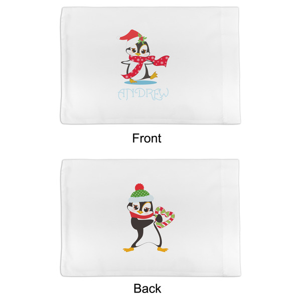 Christmas Penguins Toddler Pillow Case - APPROVAL (partial print)