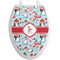 Christmas Penguins Toilet Seat Decal (Personalized)