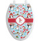 Christmas Penguins Toilet Seat Decal - Elongated (Personalized)