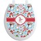 Christmas Penguins Toilet Seat Decal (Personalized)