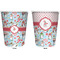 Christmas Penguins Trash Can White - Front and Back - Apvl