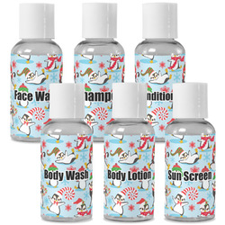 Christmas Penguins Travel Bottles (Personalized)