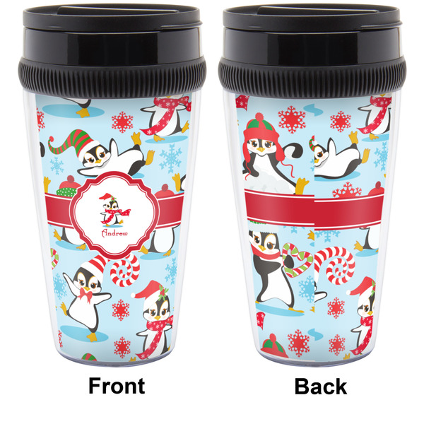 Christmas Penguins Travel Mug Approval (Personalized)