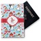 Christmas Penguins Vinyl Passport Holder - Front