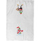 Christmas Penguins Waffle Towel - Partial Print - Approval Image