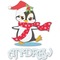 Christmas Penguins Wall Graphic Decal