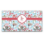 Christmas Penguins Wall Mounted Coat Rack (Personalized)