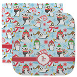 Christmas Penguins Facecloth / Wash Cloth (Personalized)
