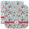 Christmas Penguins Facecloth / Wash Cloth (Personalized)