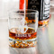 Christmas Penguins Whiskey Glass - Jack Daniel's Bar - in use