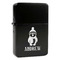 Christmas Penguins Windproof Lighters - Black - Front/Main