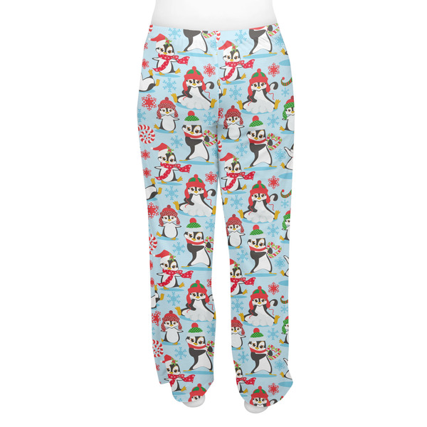 Christmas Penguins Women's Pj on model - Back