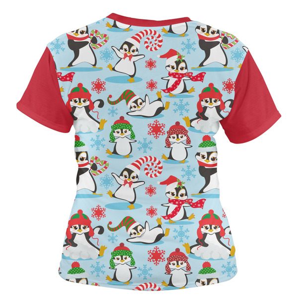 Christmas Penguins Women's T-shirt Back