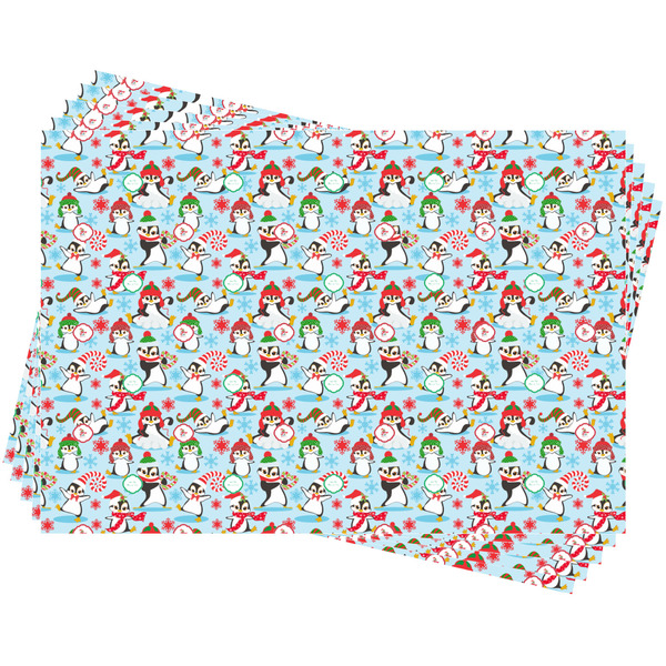 Christmas Penguins Wrapping Paper - 5 Sheets Approval