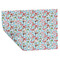 Christmas Penguins Wrapping Paper Sheet - Double Sided - Folded