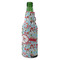 Christmas Penguins Zipper Bottle Cooler - ANGLE (bottle)