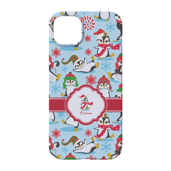 Christmas Penguins iPhone 14 Pro Case - Back