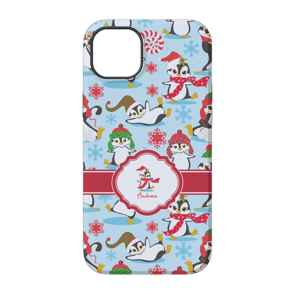 Christmas Penguins iPhone 14 Pro Tough Case - Back
