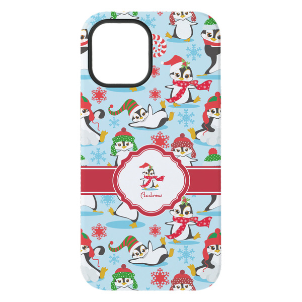 Christmas Penguins iPhone 15 Plus Tough Case - Back
