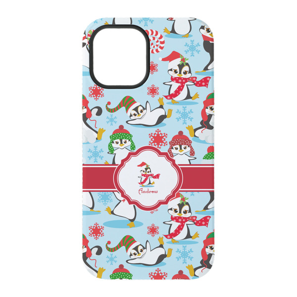 Christmas Penguins iPhone 15 Tough Case - Back