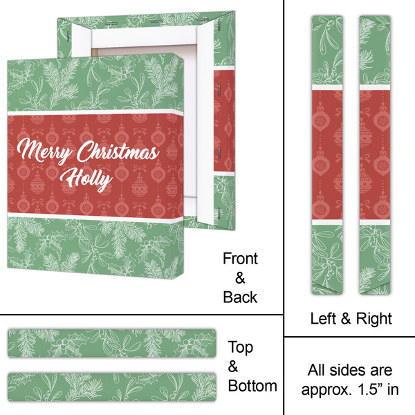Christmas Holly 11x14 - Canvas Print - Approval