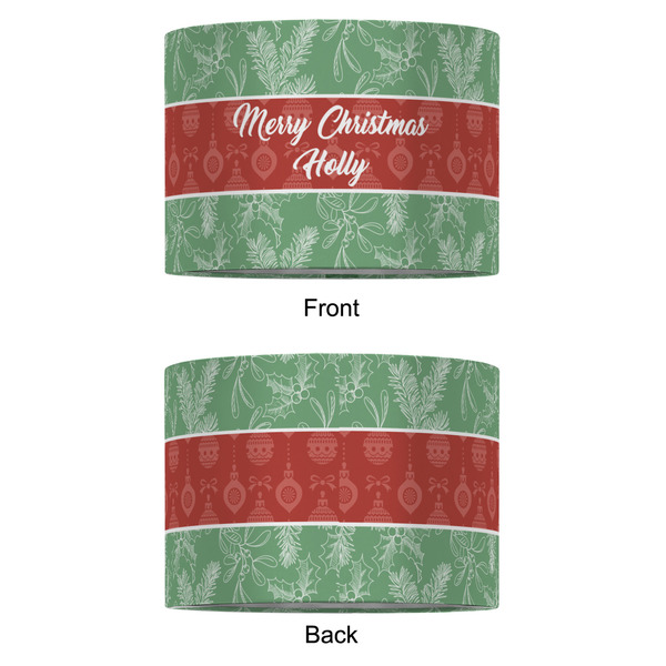 Christmas Holly 12" Drum Lampshade - APPROVAL (Fabric)