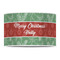 Christmas Holly 12" Drum Lampshade - FRONT (Poly Film)