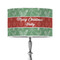Christmas Holly 12" Drum Lampshade - ON STAND (Poly Film)