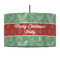 Christmas Holly 12" Drum Lampshade - PENDANT (Fabric)