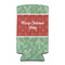 Christmas Holly Can Cooler (tall 12 oz) (Personalized)