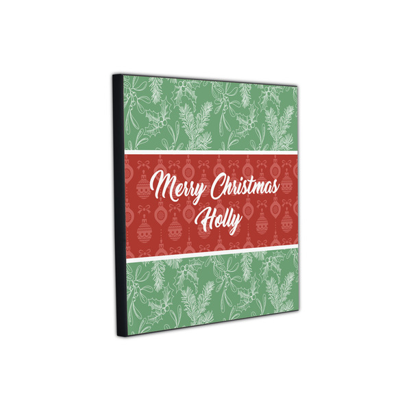 Christmas Holly 12x12 Wood Print - Angle View