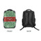 Christmas Holly 15" Backpack - APPROVAL