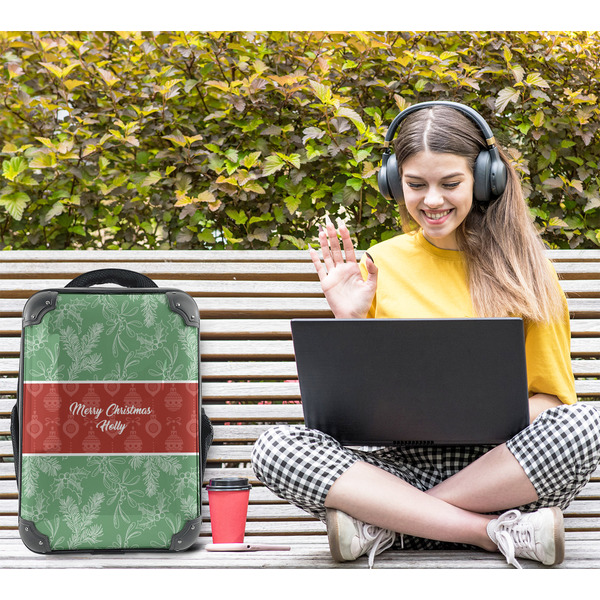 Christmas Holly 15" Backpack - LIFESTYLE