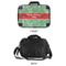 Christmas Holly 15" Hard Shell Briefcase - APPROVAL