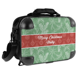 Christmas Holly Hard Shell Briefcase - 15" (Personalized)