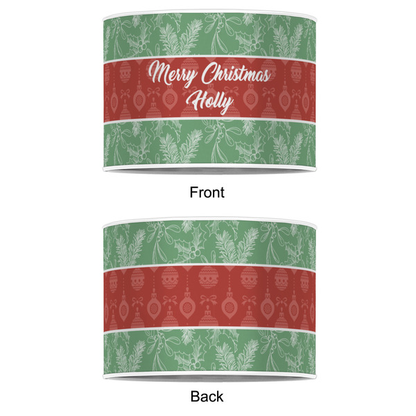 Christmas Holly 16" Drum Lampshade - APPROVAL (Poly Film)